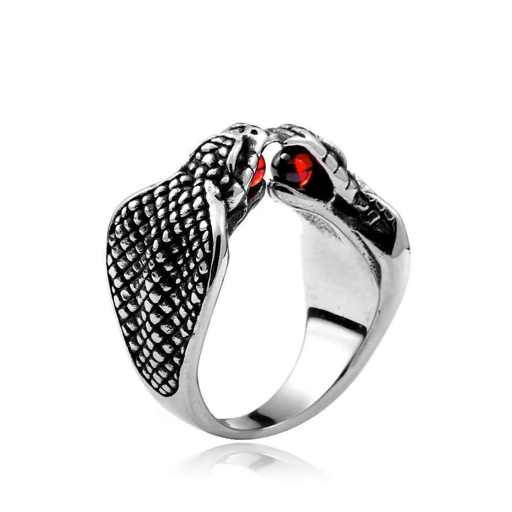 Bague Serpent Gothique