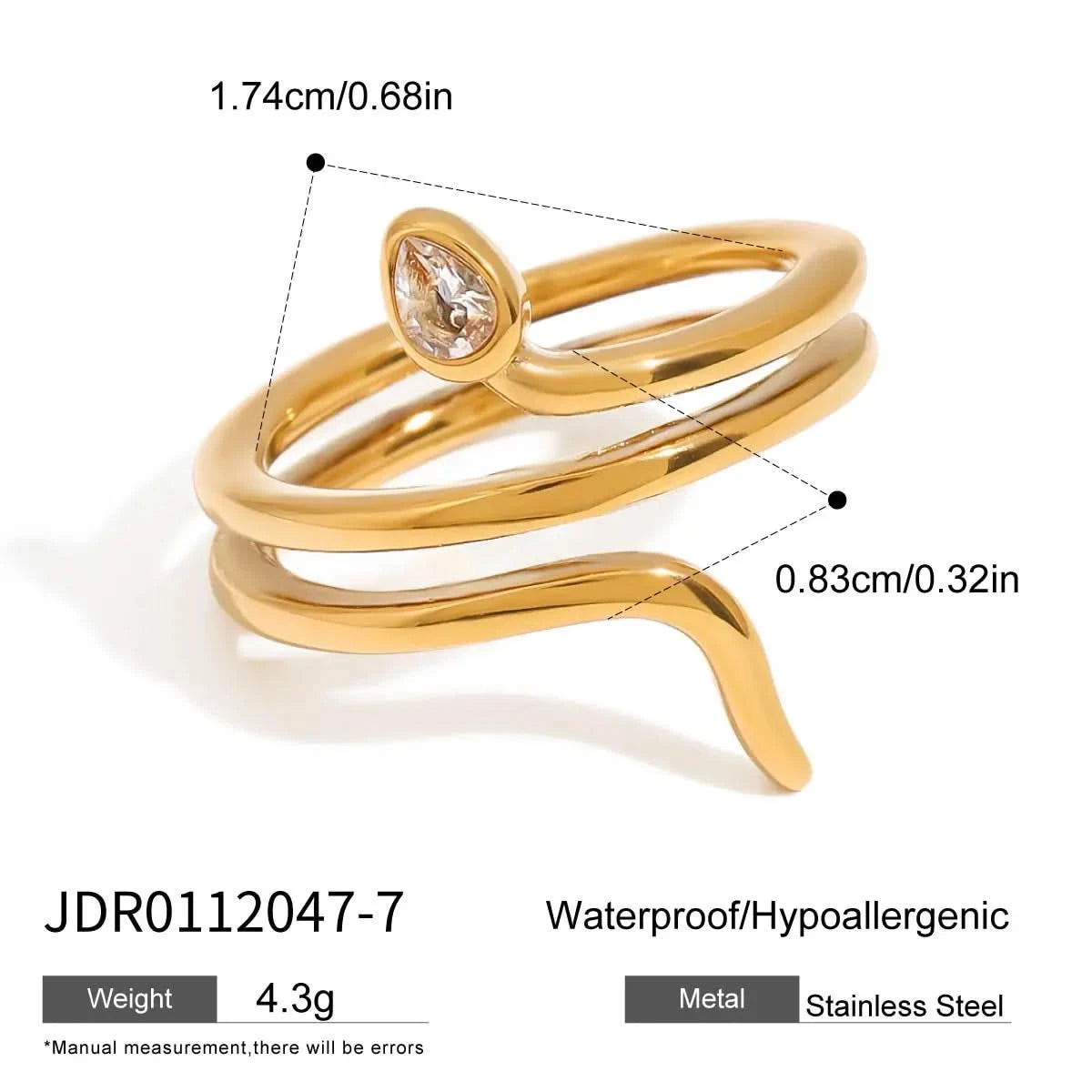 Bague Serpent
