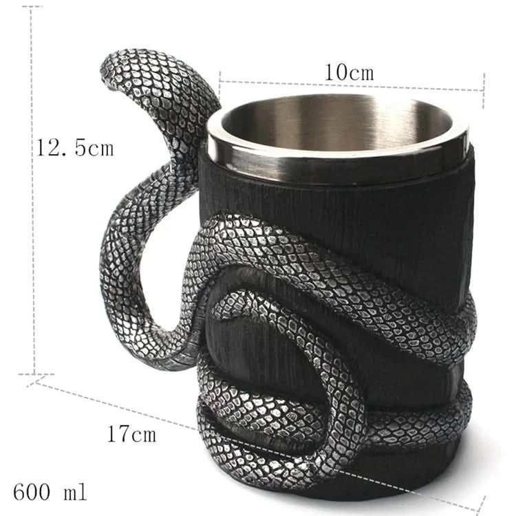 Mug Serpent Noir