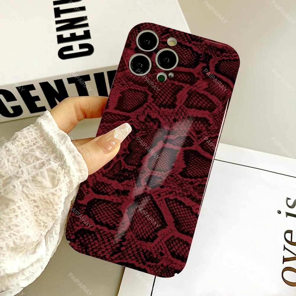 Coque Serpent Rouge