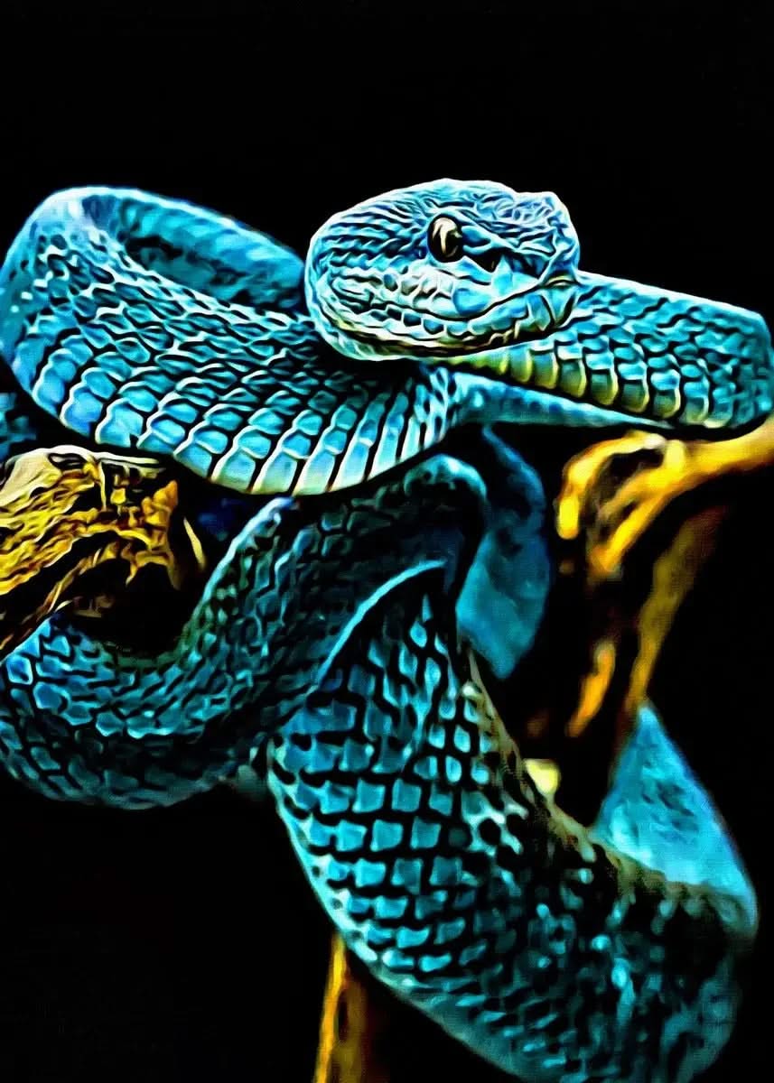 Tableau Serpent Géant