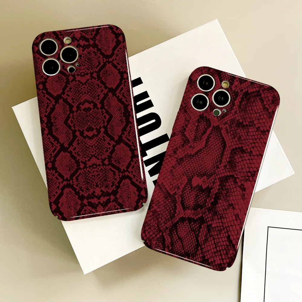Coque Serpent Rouge