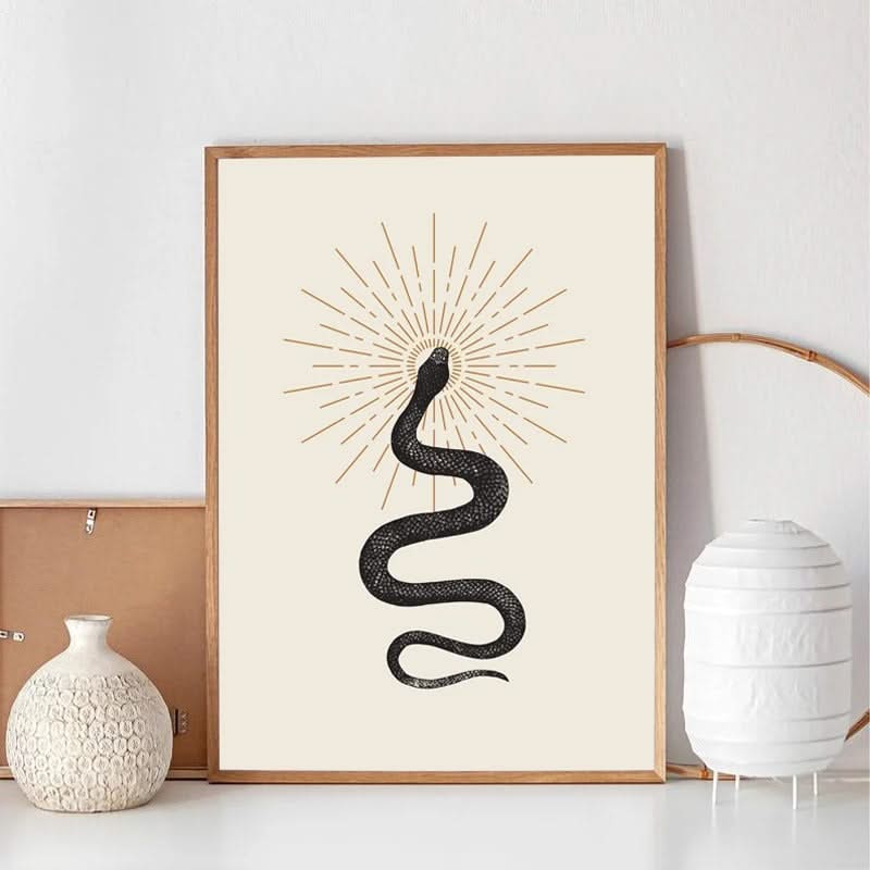 Tableau Serpent Coloré