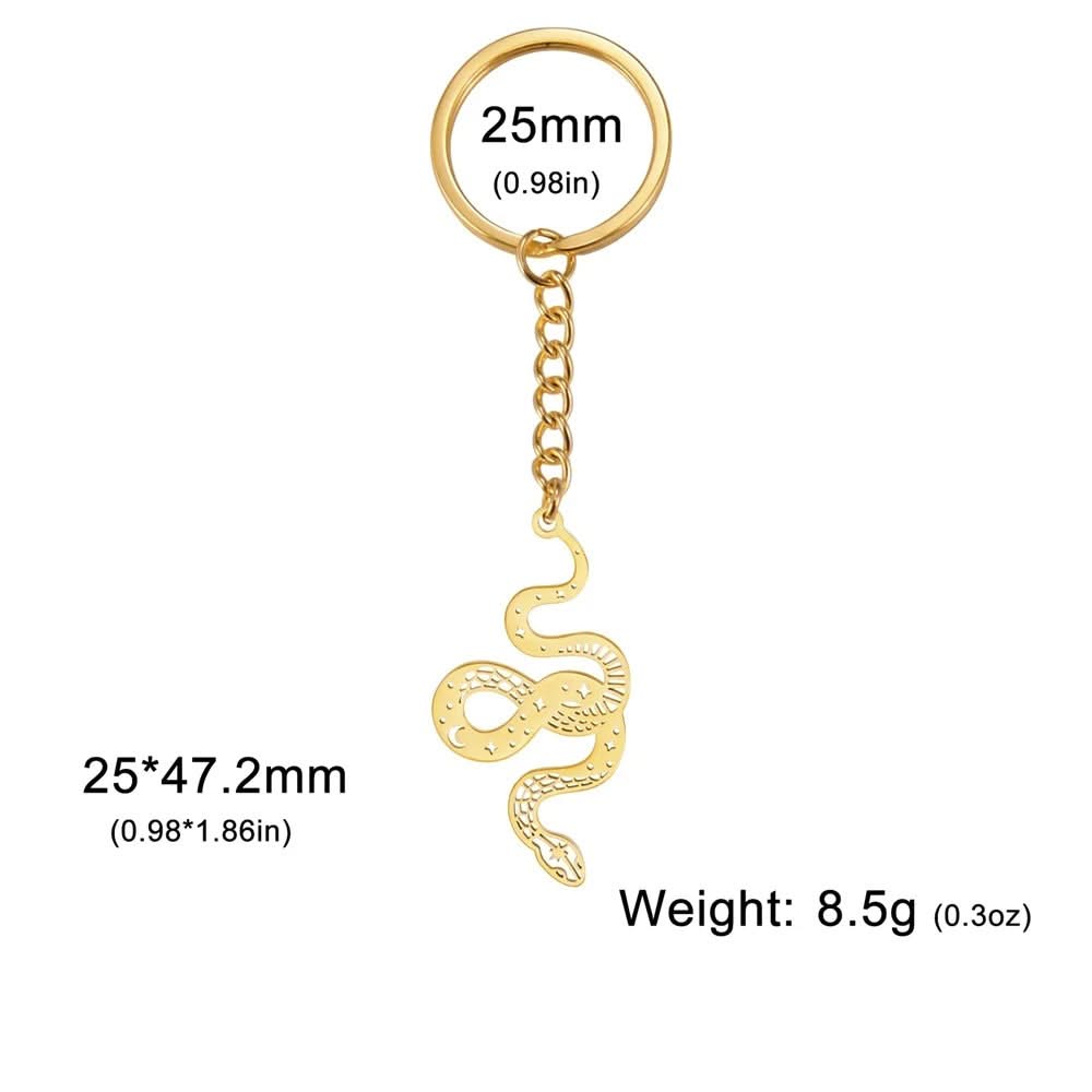 Porte-clés Serpent Métal