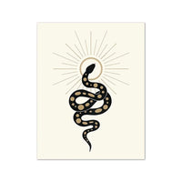 Thumbnail for Tableau Serpent Noir et Blanc