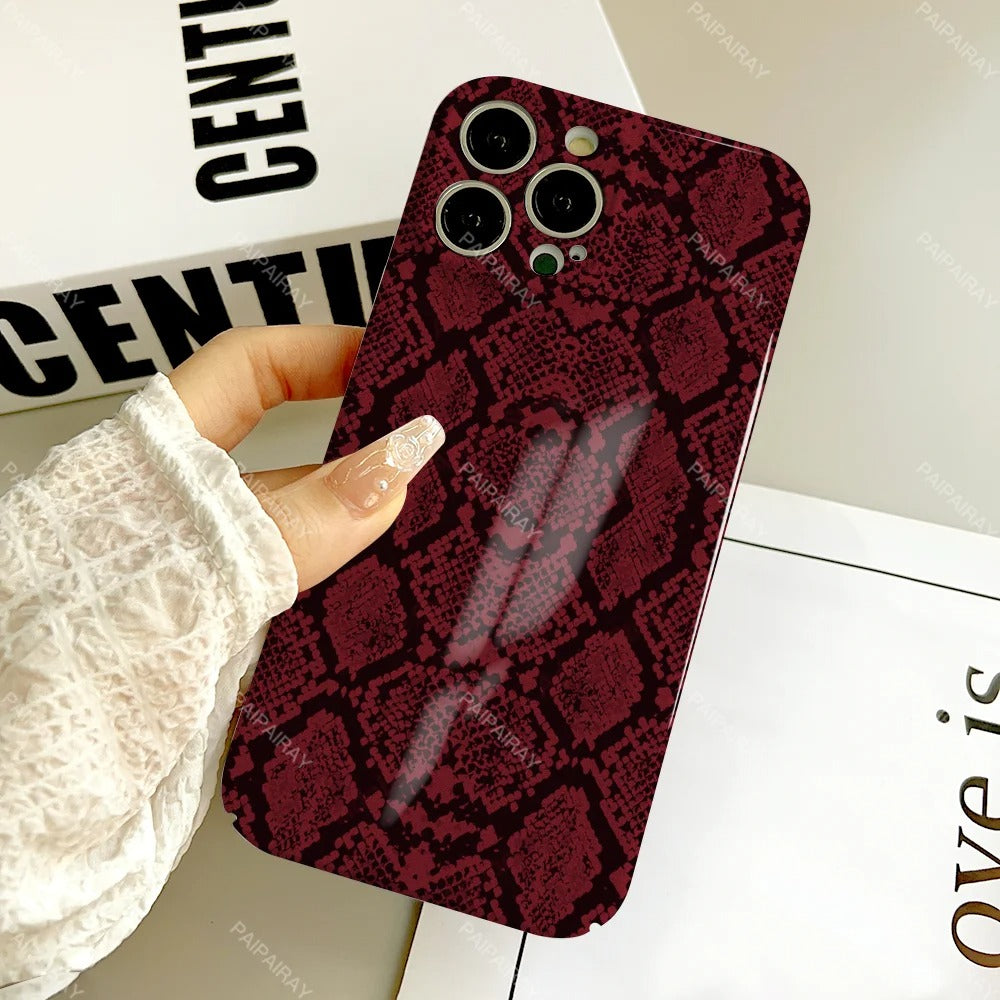 Coque Serpent Rouge