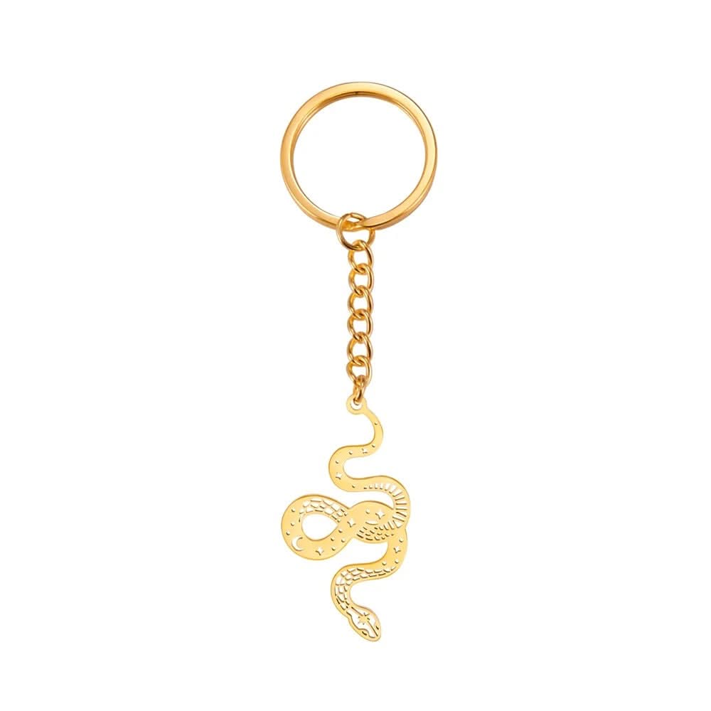Porte-clés Serpent Métal