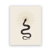 Thumbnail for Tableau Serpent Noir et Blanc