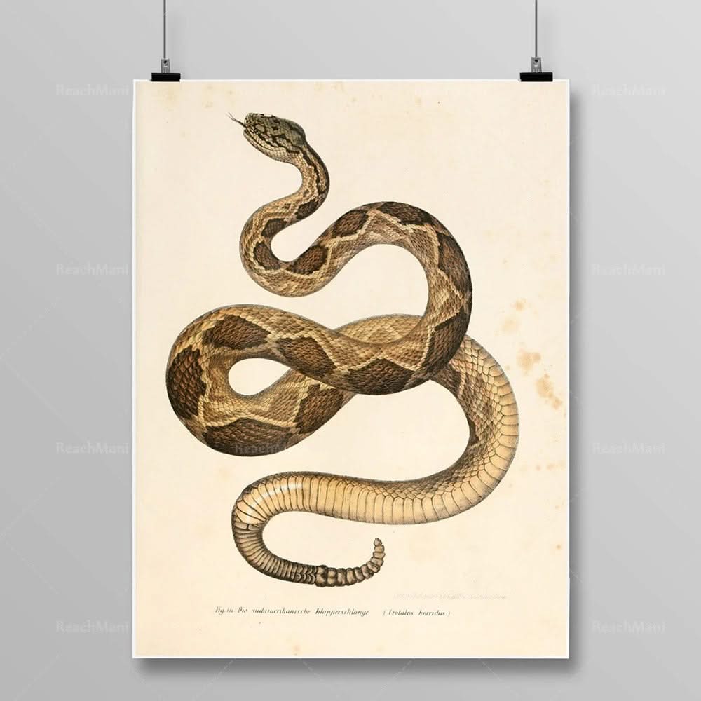 Tableau Serpent Égyptien