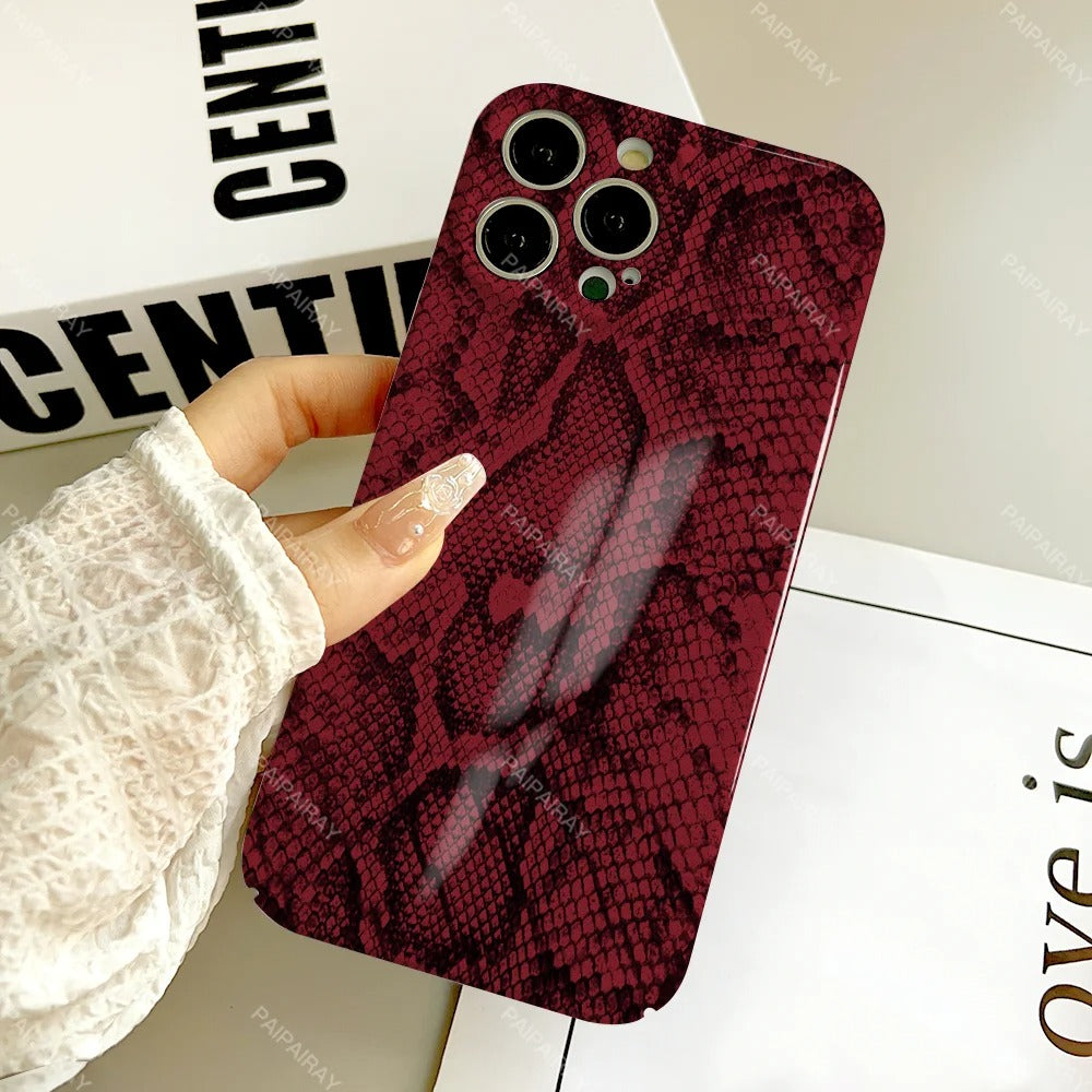 Coque Serpent Rouge