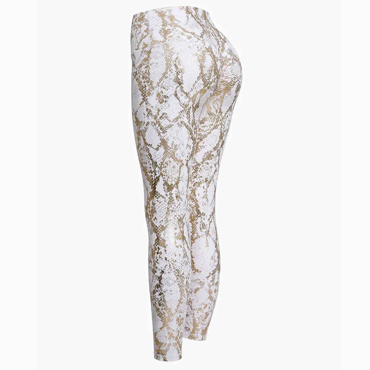 Legging Serpent Blanc