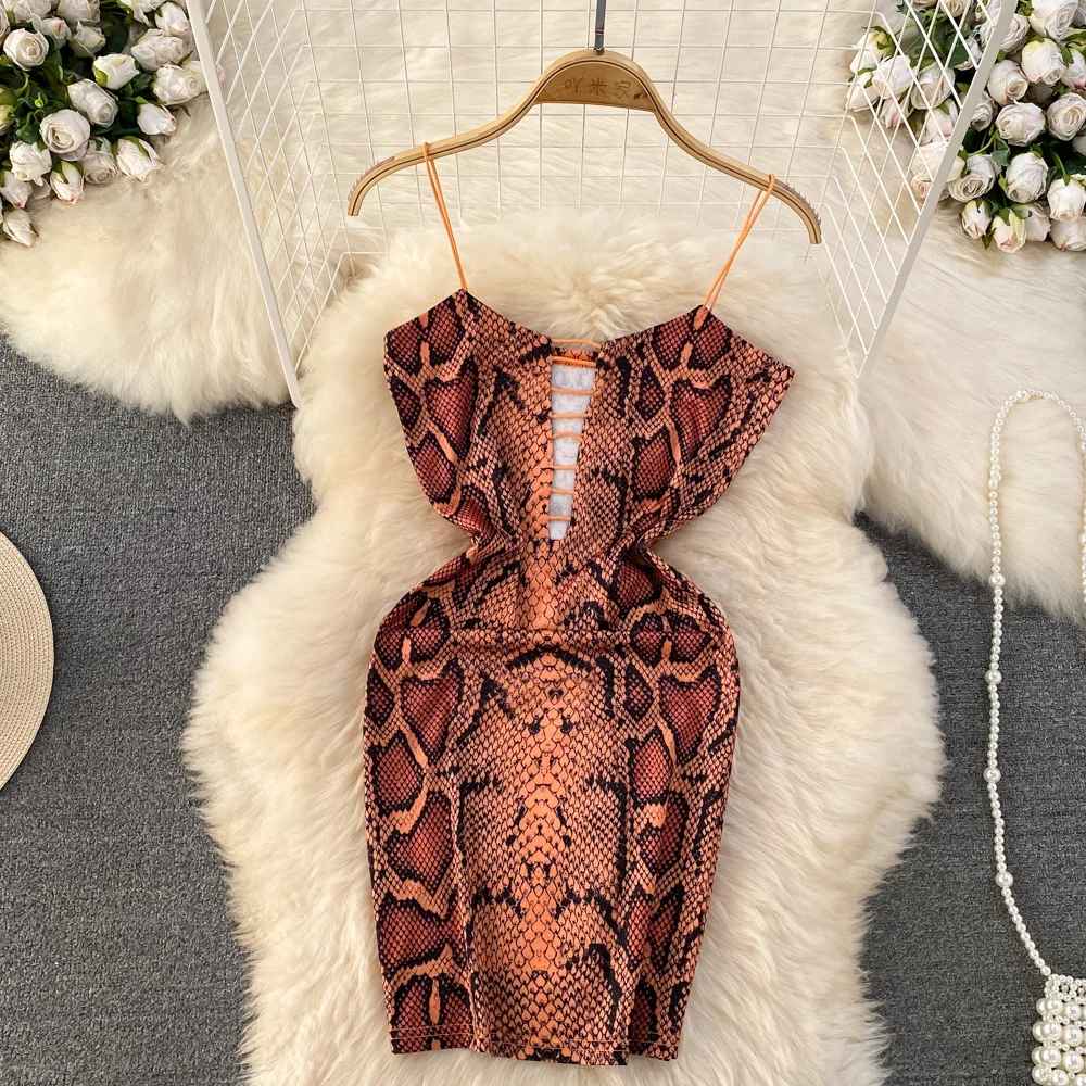 Robe Serpent Rouge