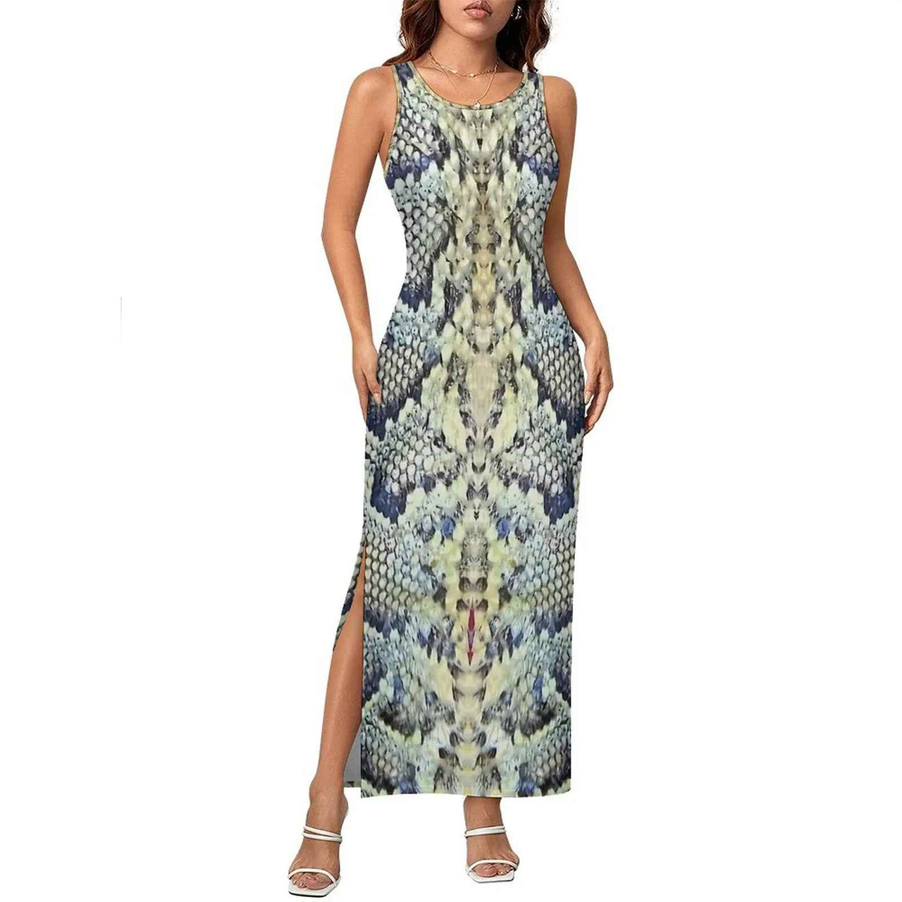 Robe Serpent Bleue