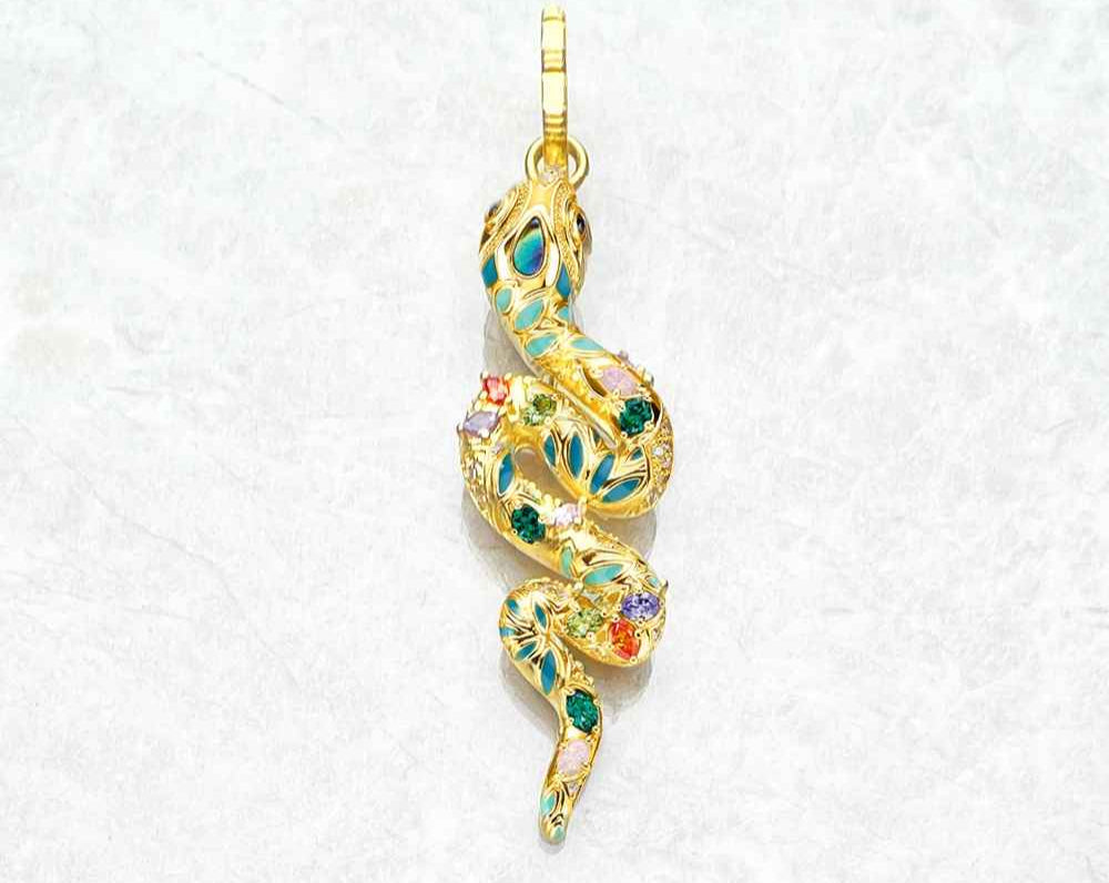 Pendentif Serpent Égyptien