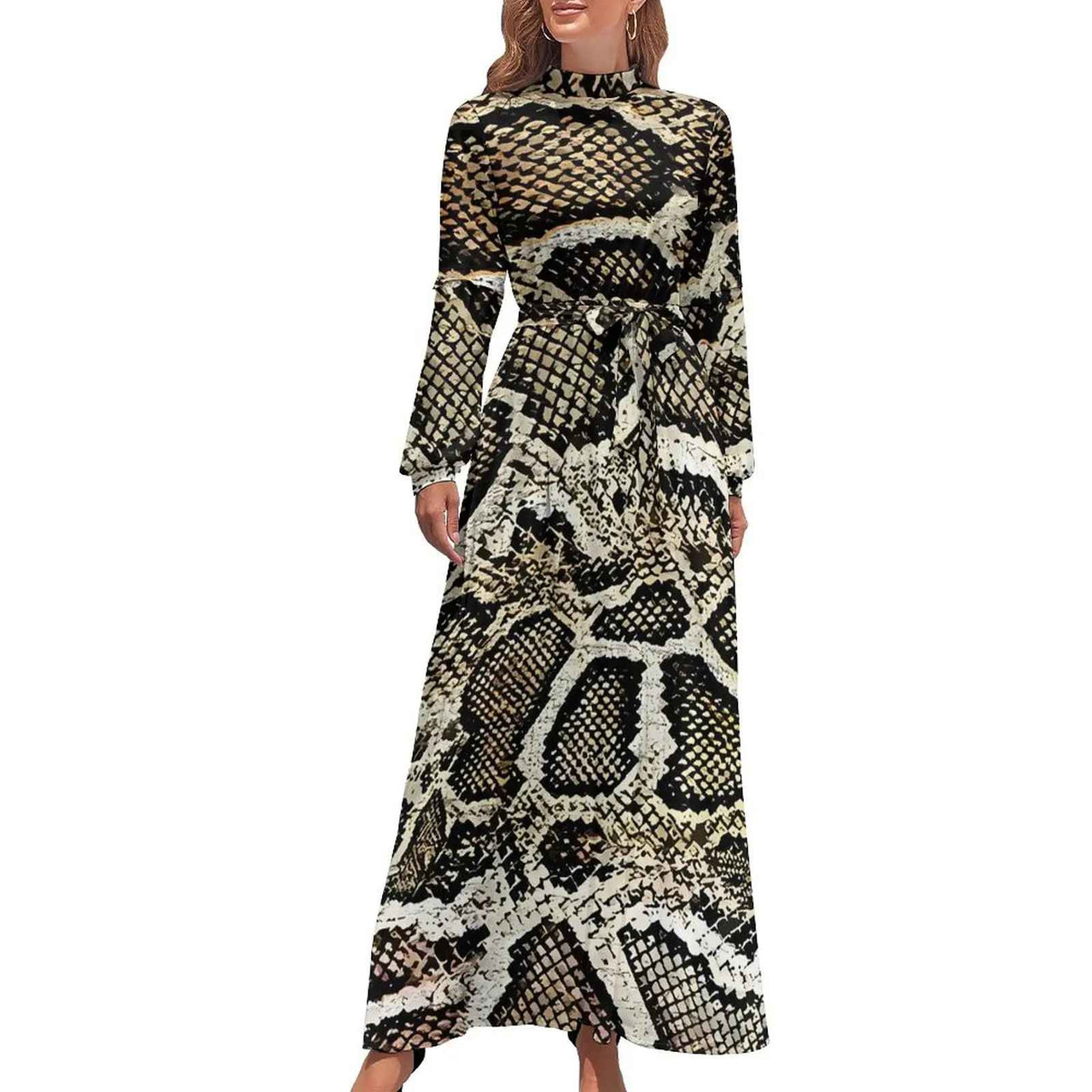 Robe Serpent Évasée