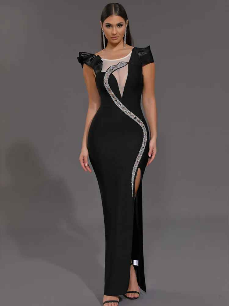 Robe Serpent Noire