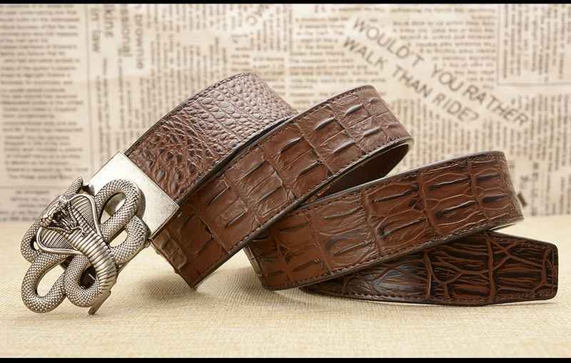 Ceinture Serpent Cuir