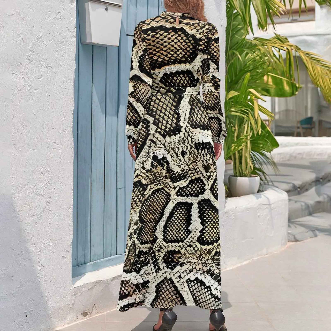 Robe Serpent Évasée