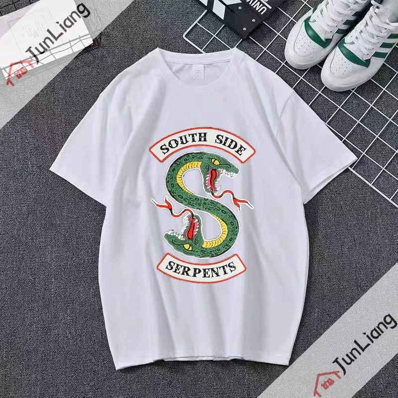 T-shirt Serpent Blanc