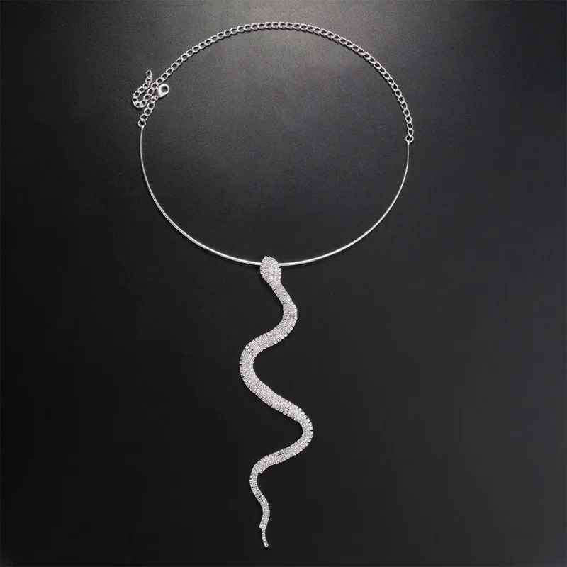 Collier Serpent Strass