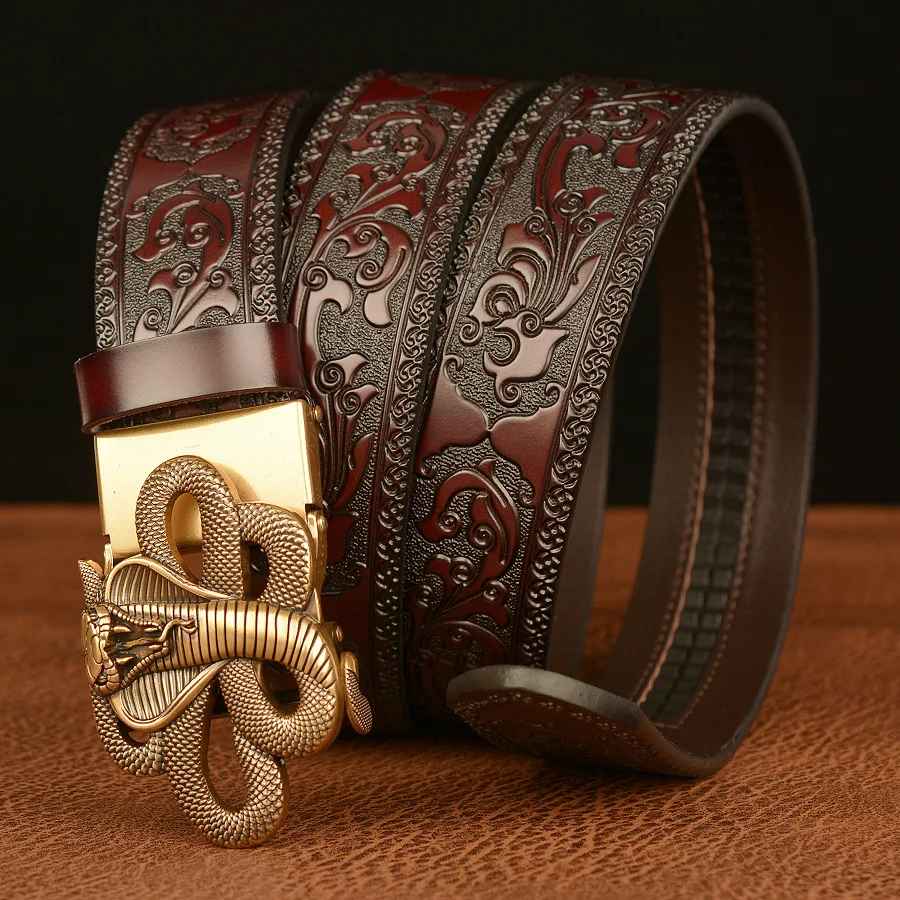 Ceinture Serpent Homme