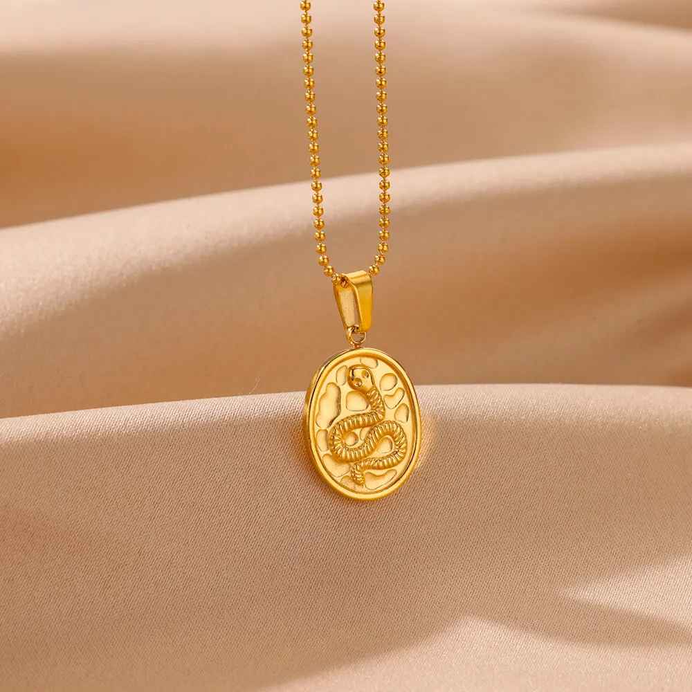 Pendentif Serpent Or