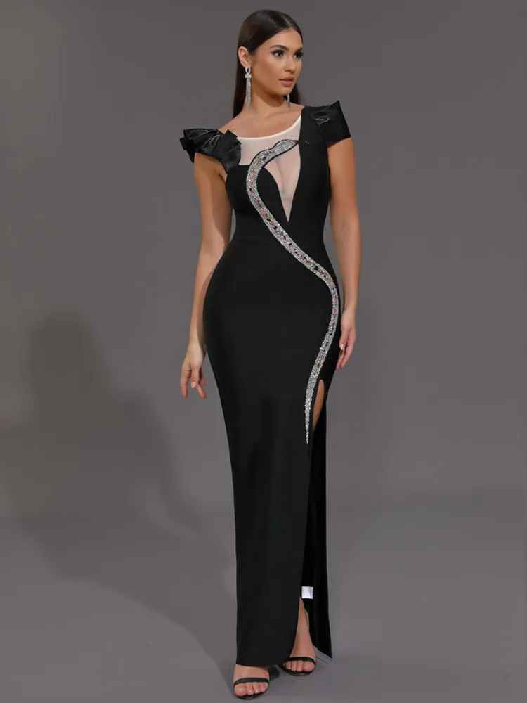 Robe Serpent Noire