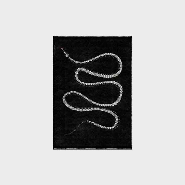 Tapis Serpent Noir