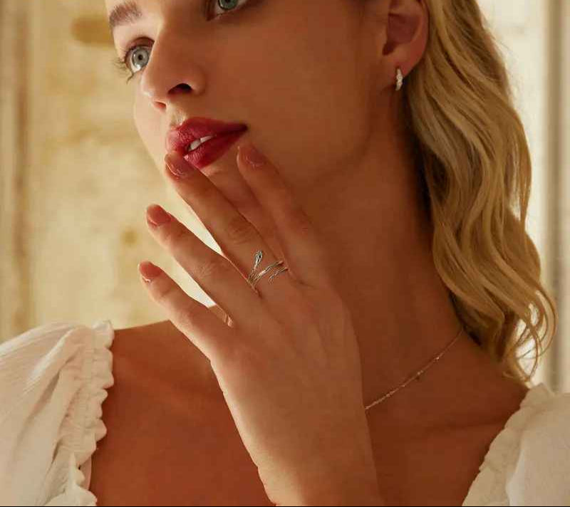 Bague Serpent Argent