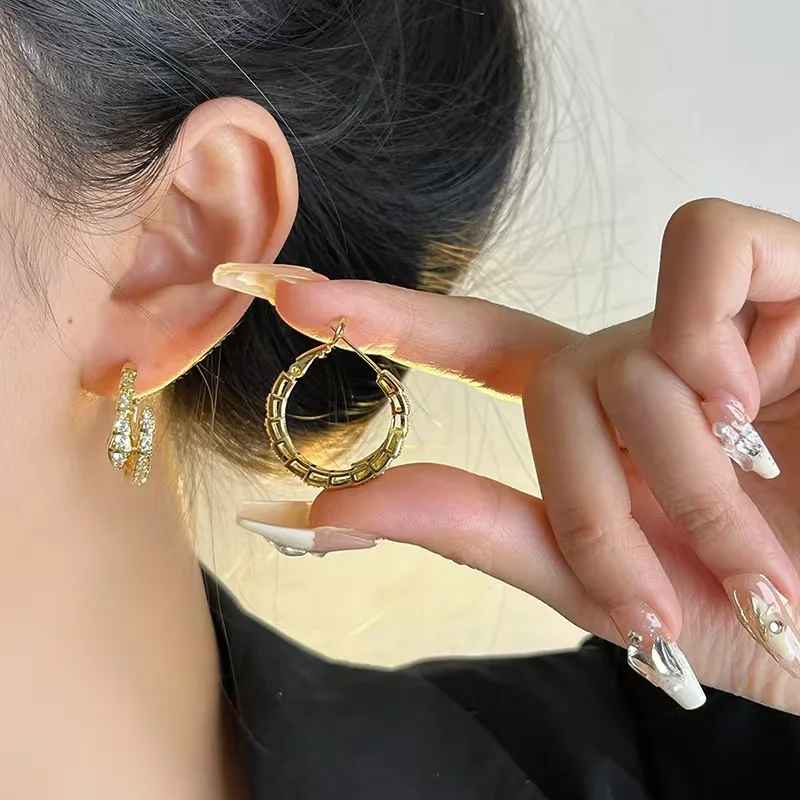 Boucles d’oreilles Serpent