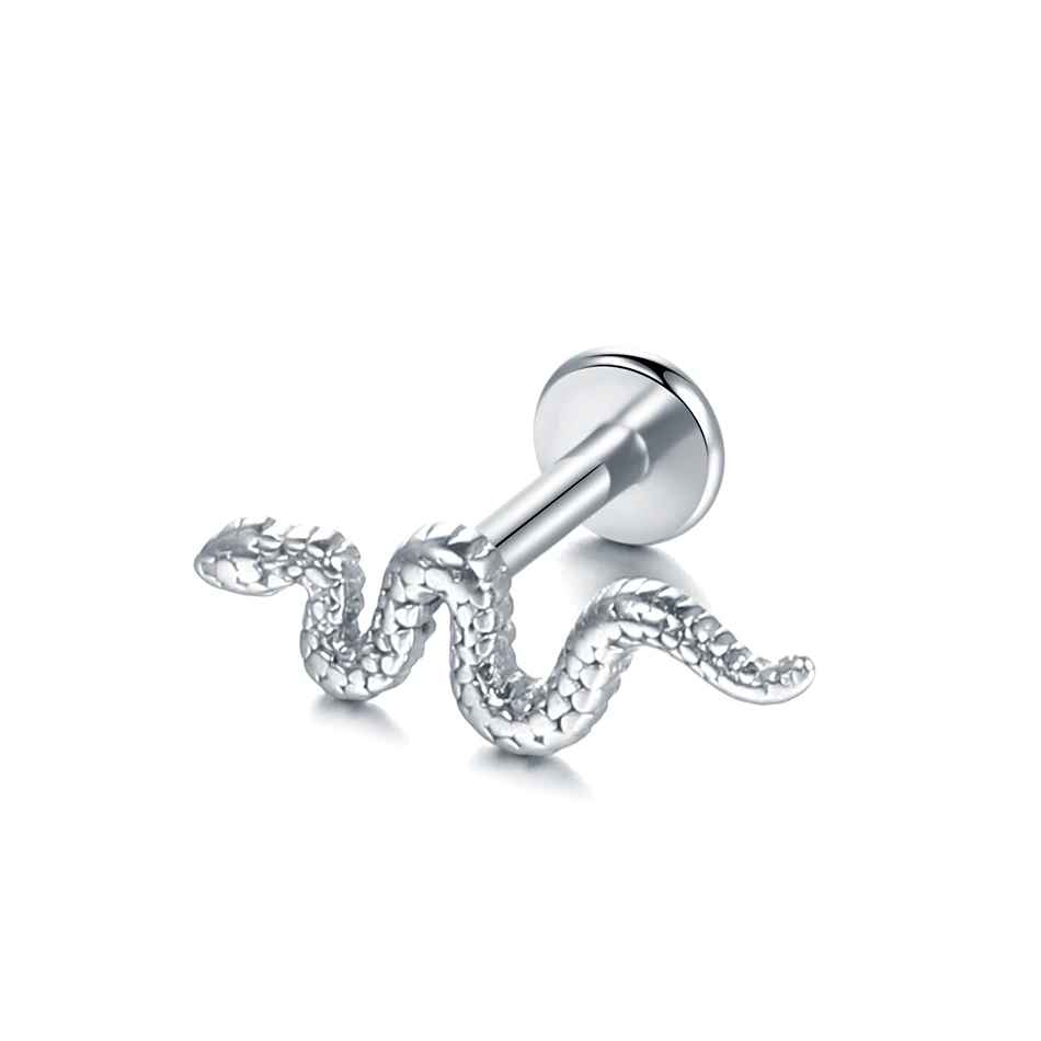 Boucles d’oreilles Serpent Acier