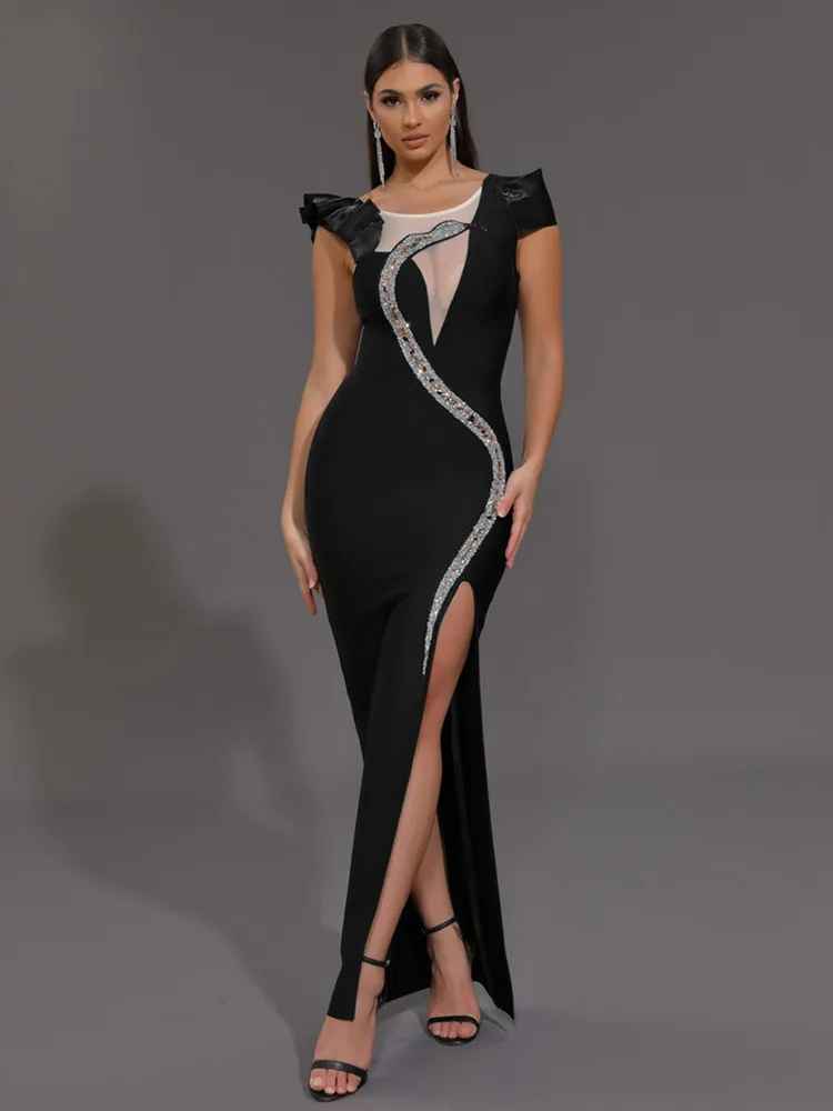 Robe Serpent Noire