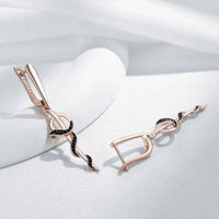 Thumbnail for Boucles d’oreilles Serpent Or Rose