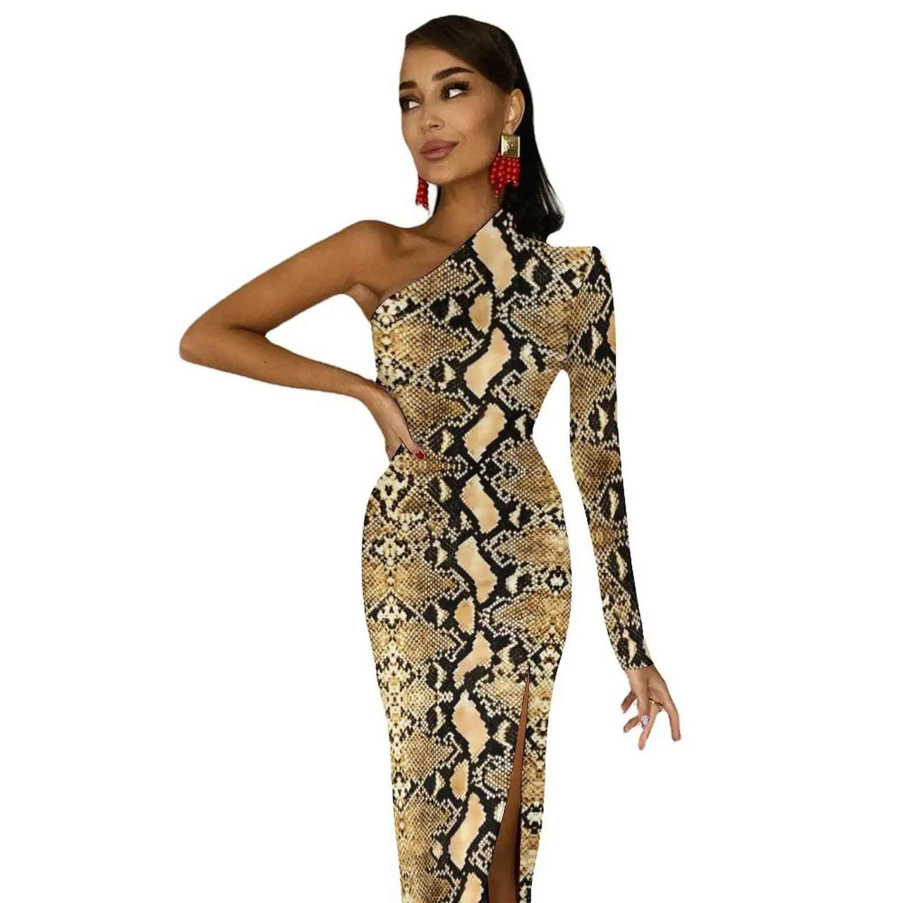 Robe Serpent Satinée