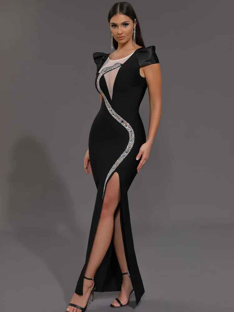 Robe Serpent Noire