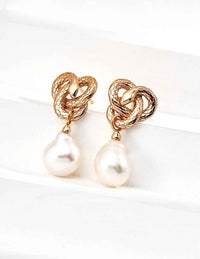 Thumbnail for Boucles d’oreilles Serpent Perle