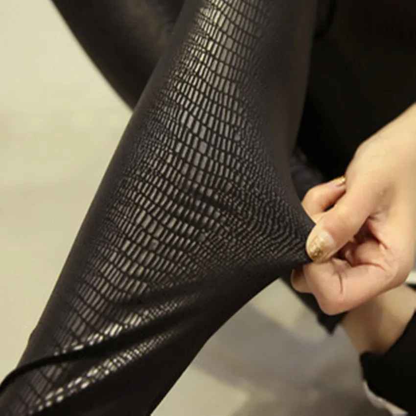 Legging Serpent Cuir