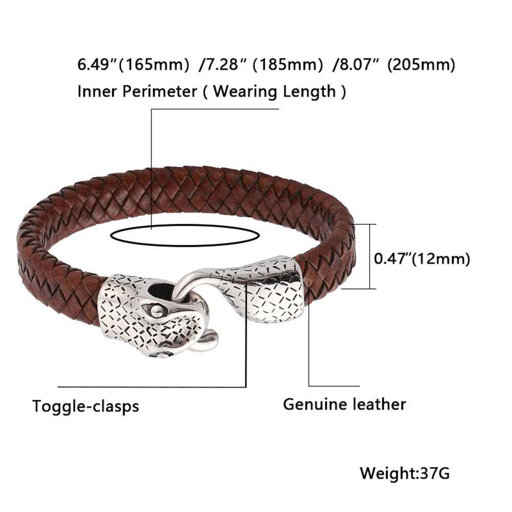 Bracelet Serpent Homme