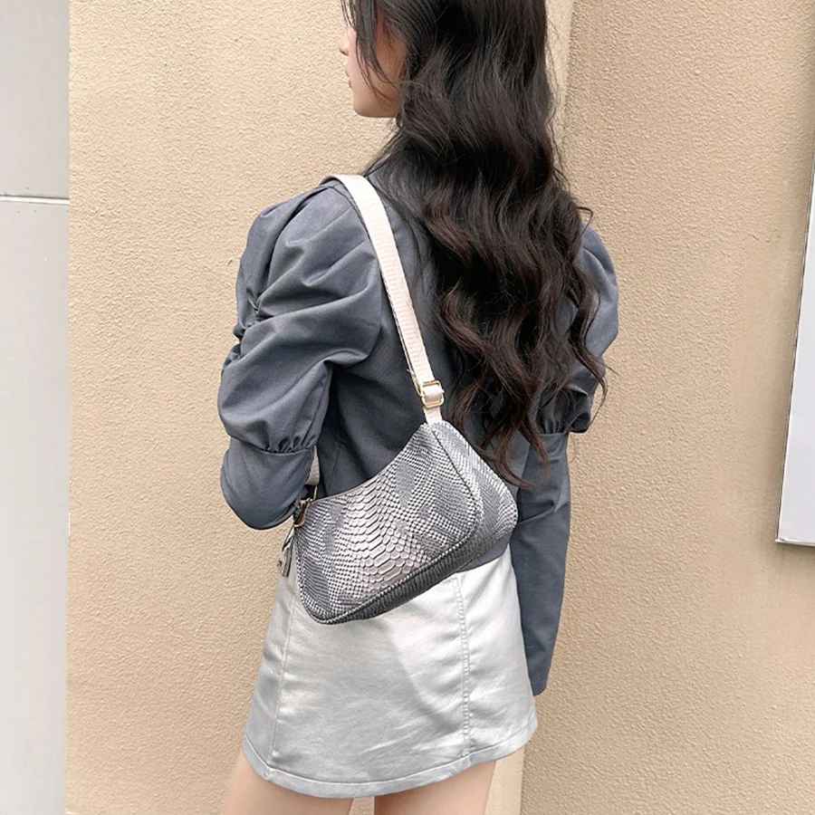 Sac Serpent Gris