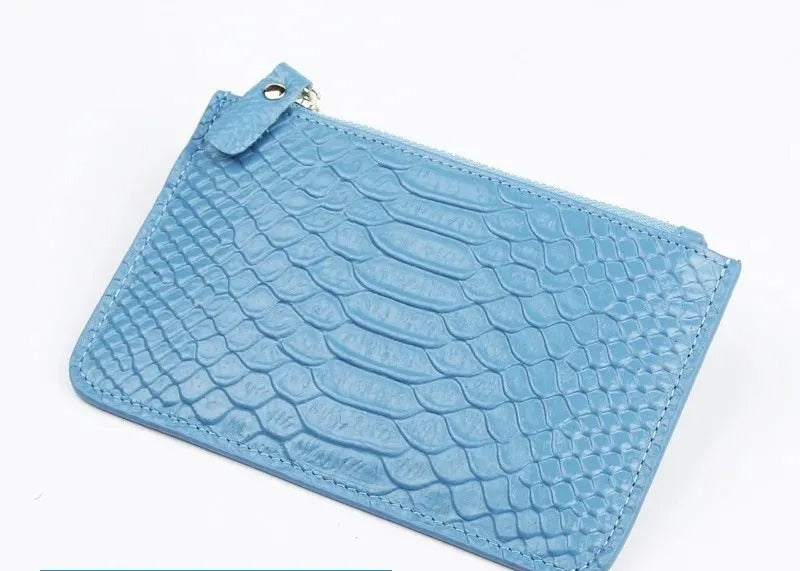 Portefeuille Serpent Bleu