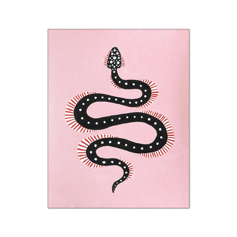 Tableau Serpent Coloré