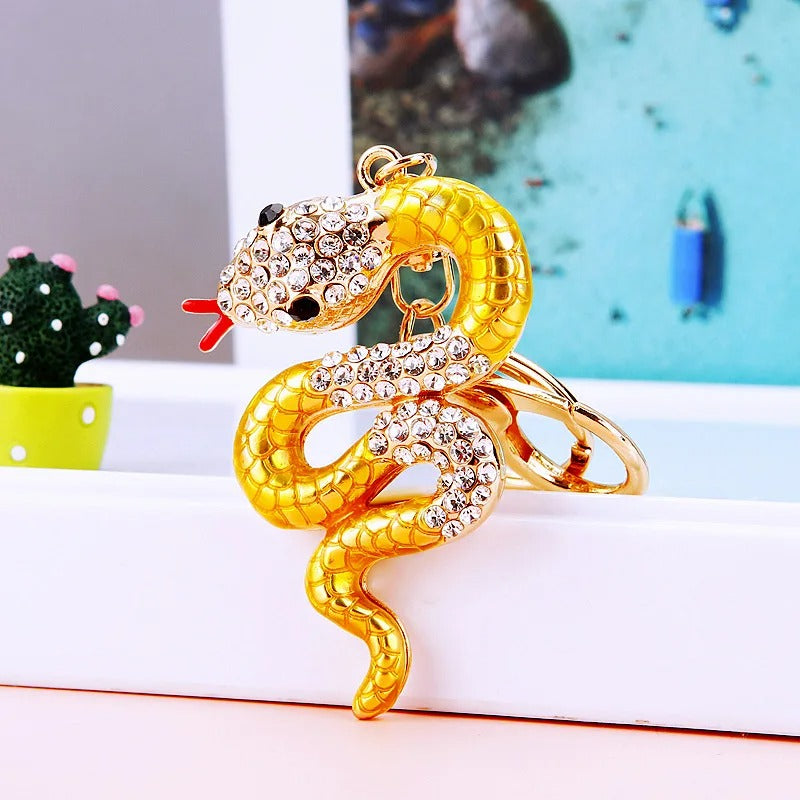 Porte-clés Serpent Strass
