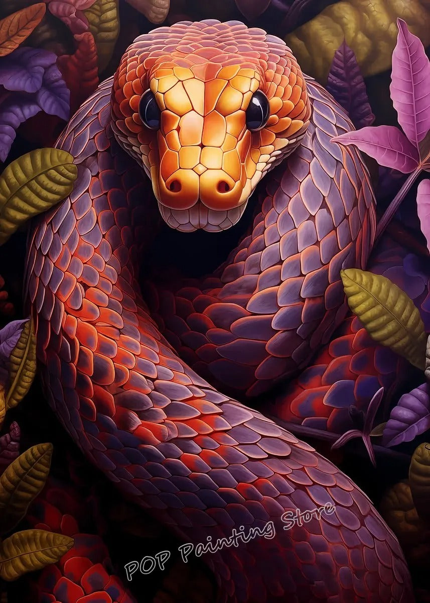 Affiche Serpent Vintage