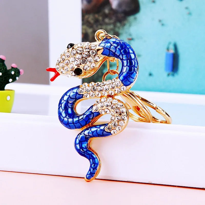 Porte-clés Serpent Strass