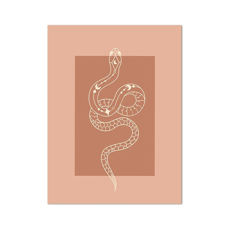 Tableau Serpent Coloré