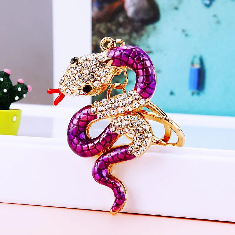 Porte-clés Serpent Strass