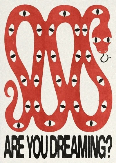 Tableau Serpent Moderne