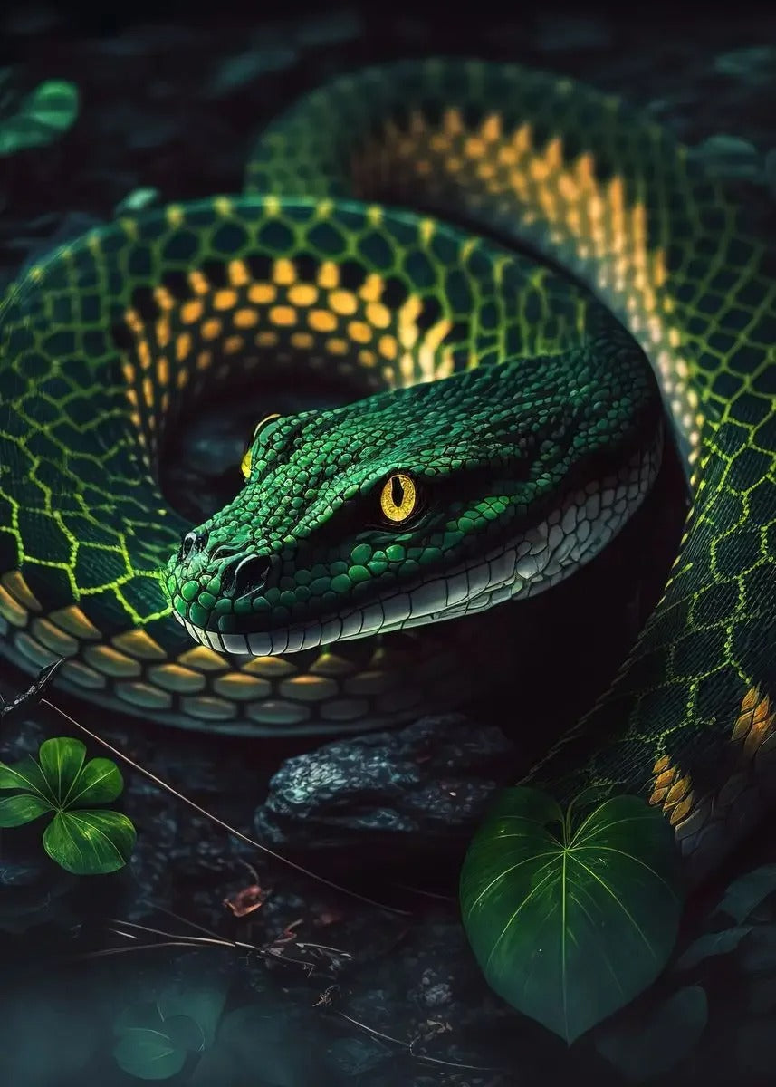 Tableau Serpent Géant