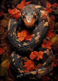 Thumbnail for Affiche Serpent Vintage