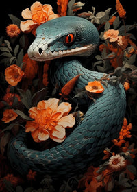 Thumbnail for Tableau Serpent Fleur